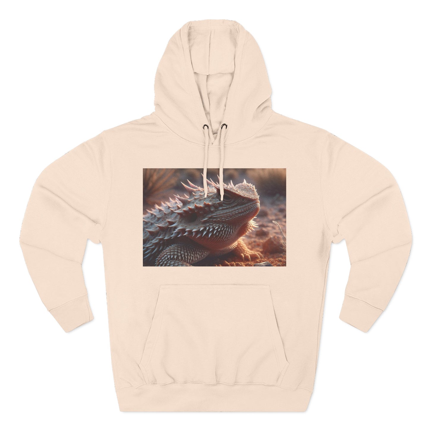 Three-Panel Fleece Hoodie