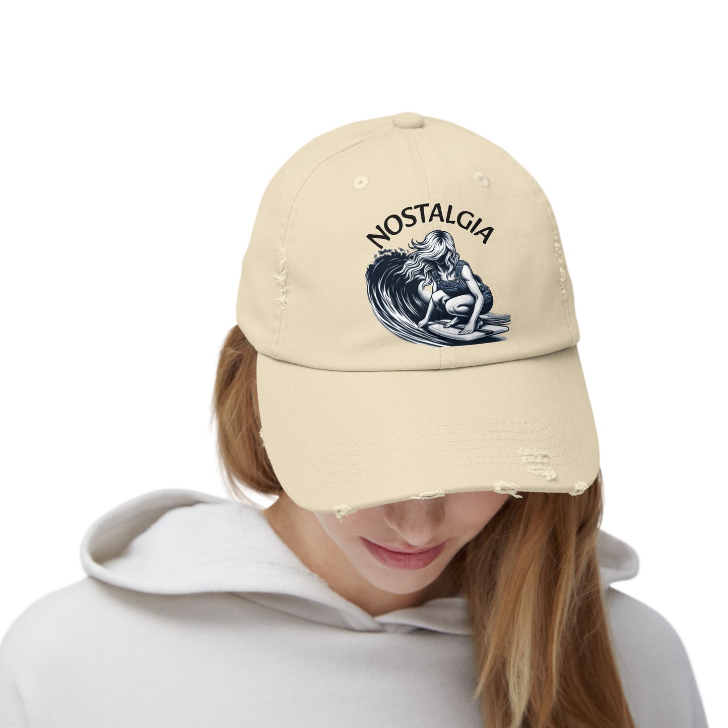 Unisex Distressed Cap