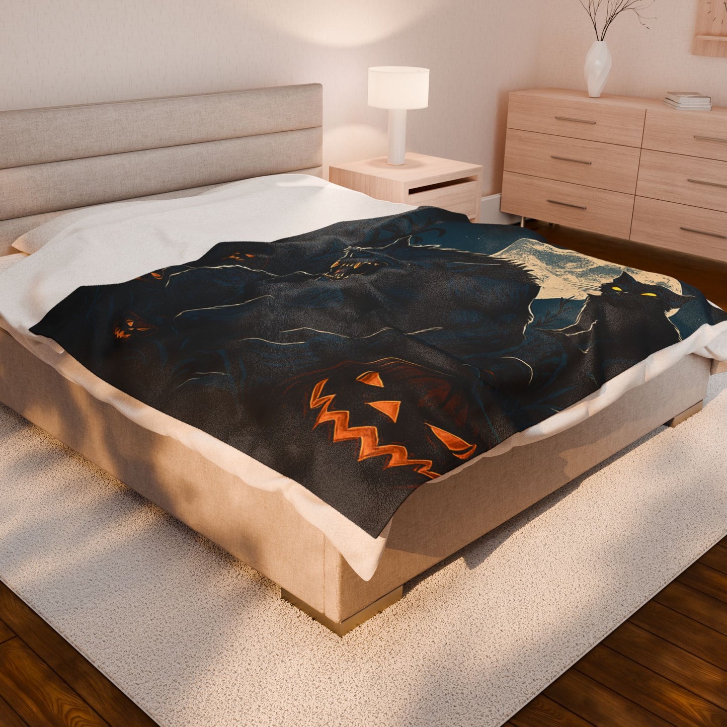 HALLOWEEN Velveteen Plush Blanket