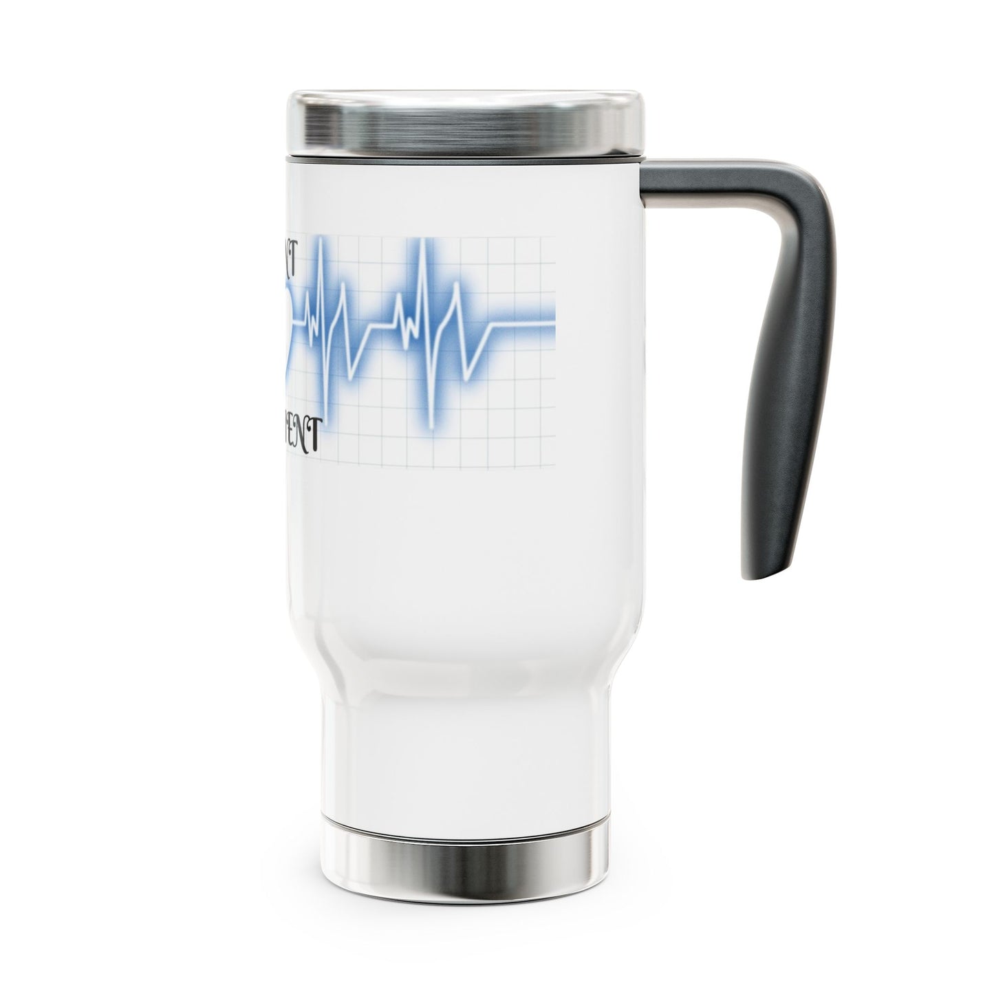 Stainless Steel Travel Mug with Handle, 14oz
