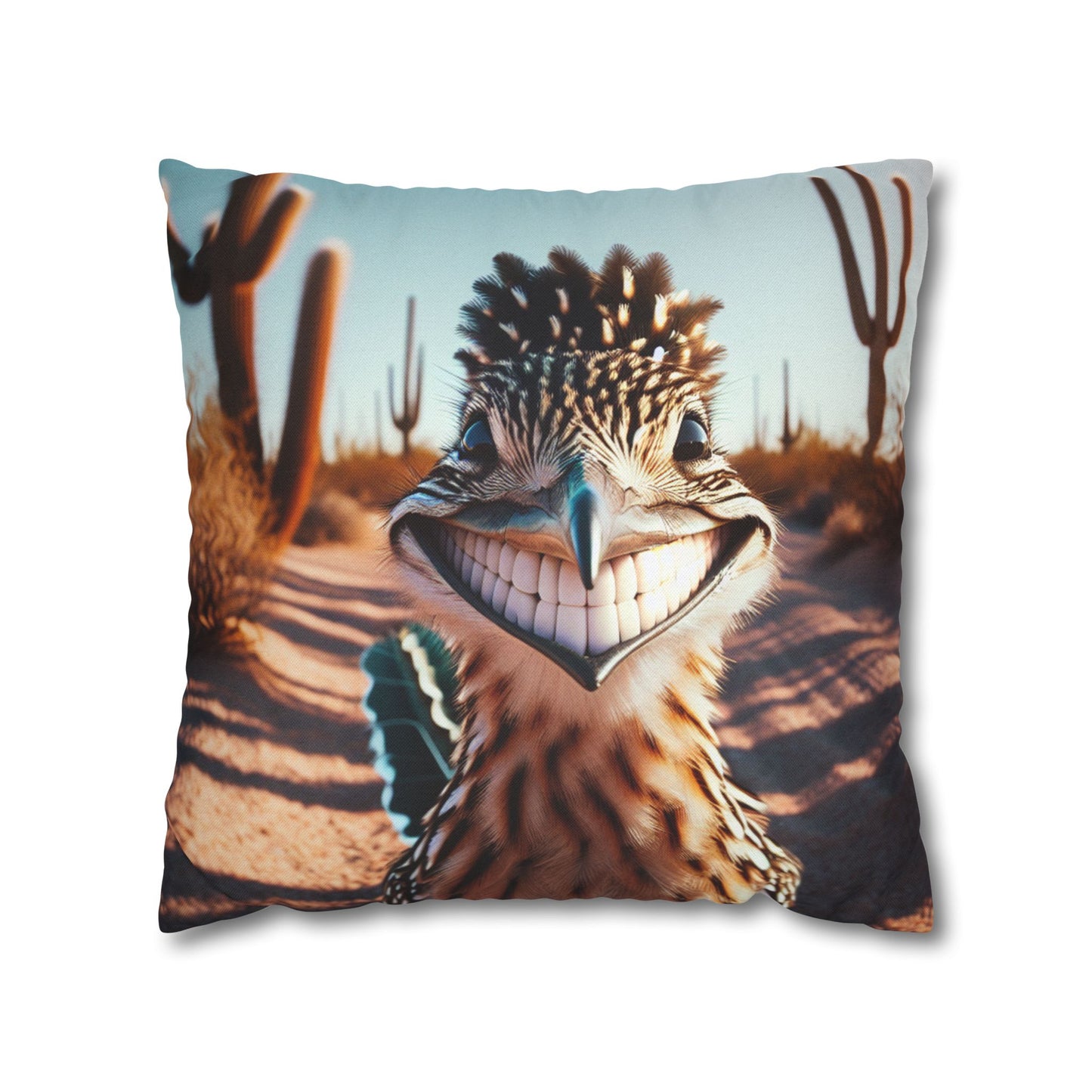 Spun Polyester Square Pillowcase