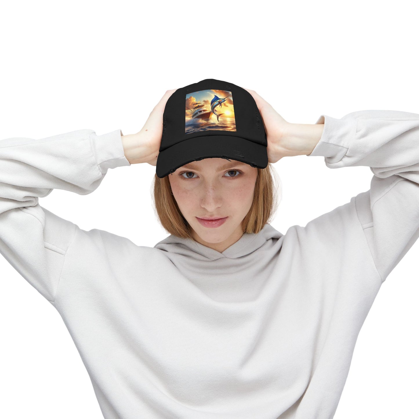 Unisex Distressed Cap