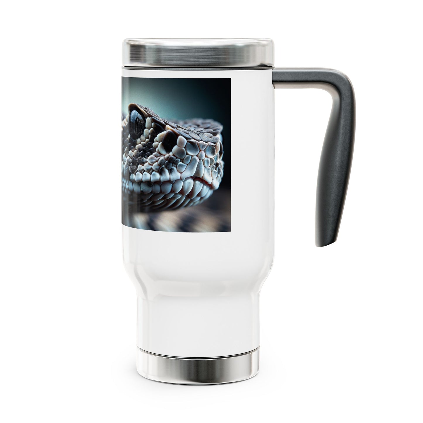 Stainless Steel Travel Mug with Handle, 14oz