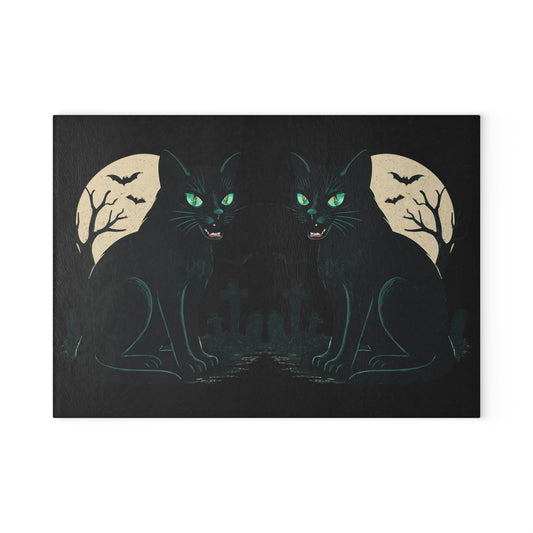 HALLOWEEN Glass Cutting Board