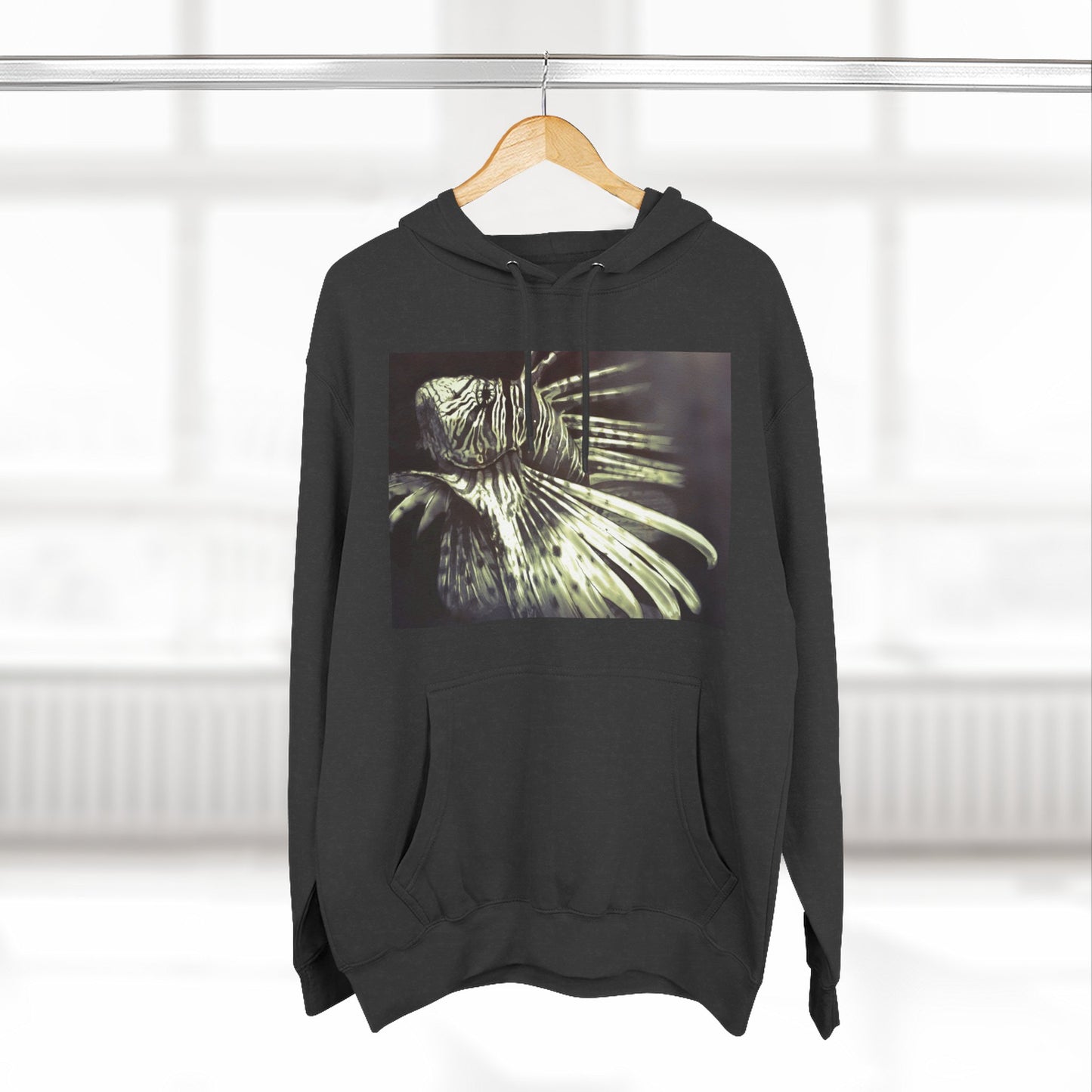 Three-Panel Fleece Hoodie