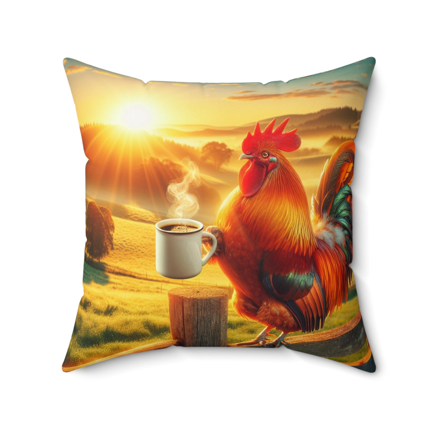 Faux Suede Square Pillow