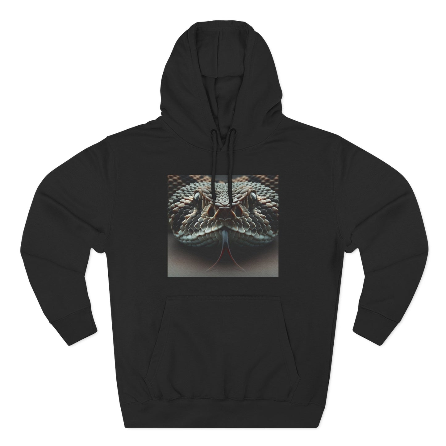 Three-Panel Fleece Hoodie