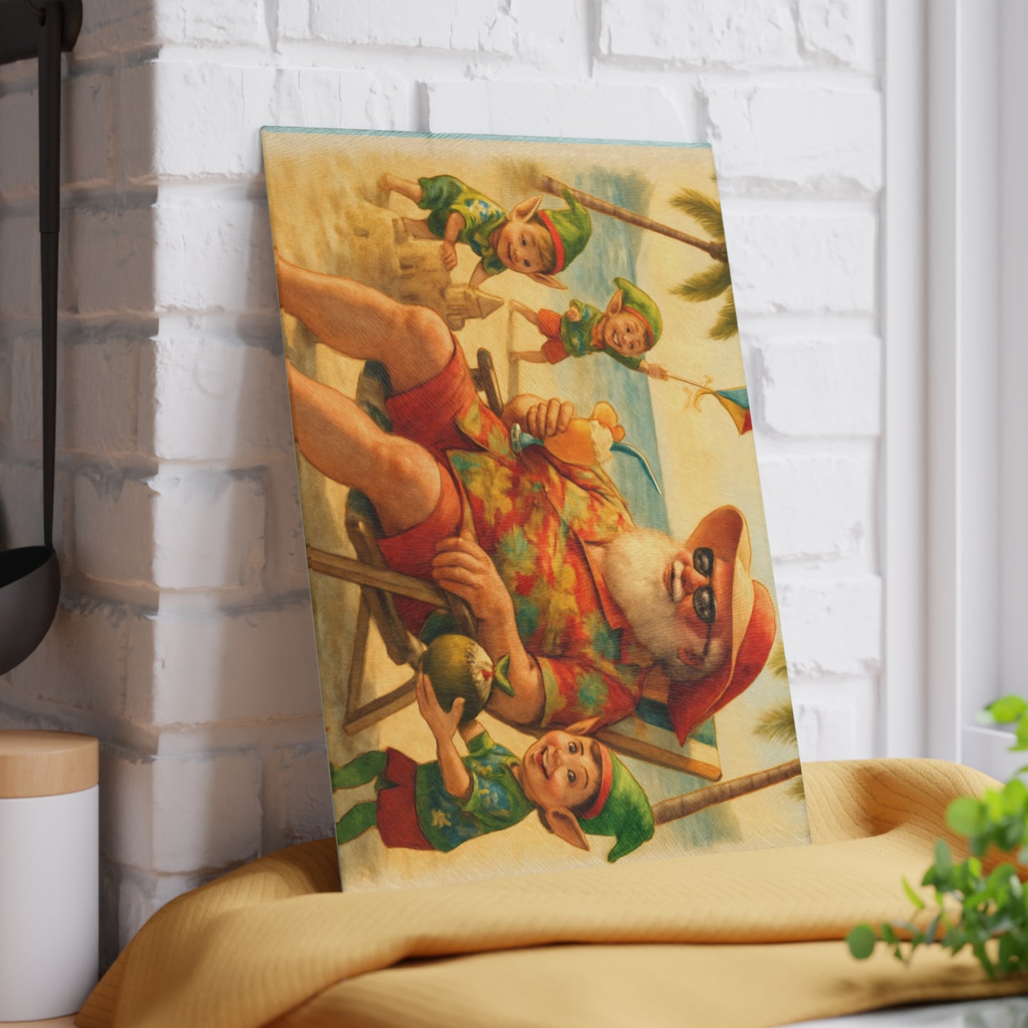 CHRISTMAS Glass Cutting Board