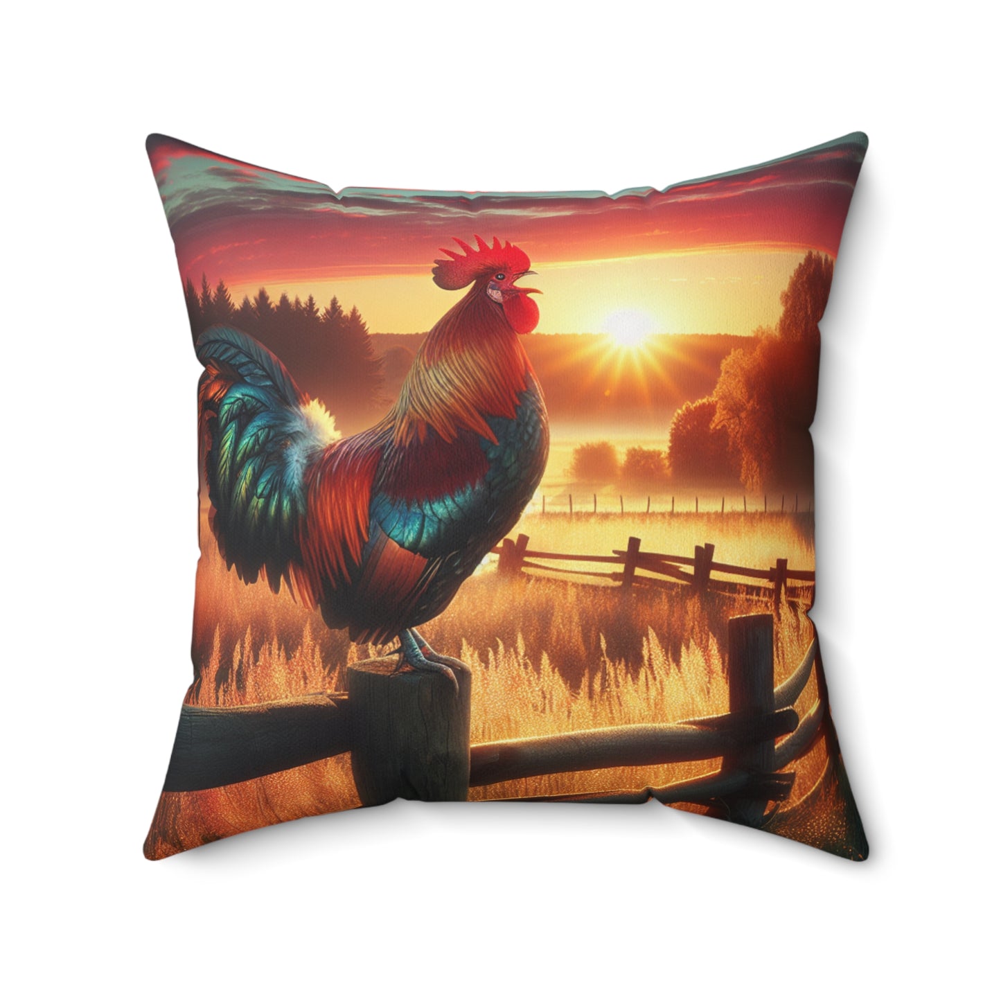 Faux Suede Square Pillow