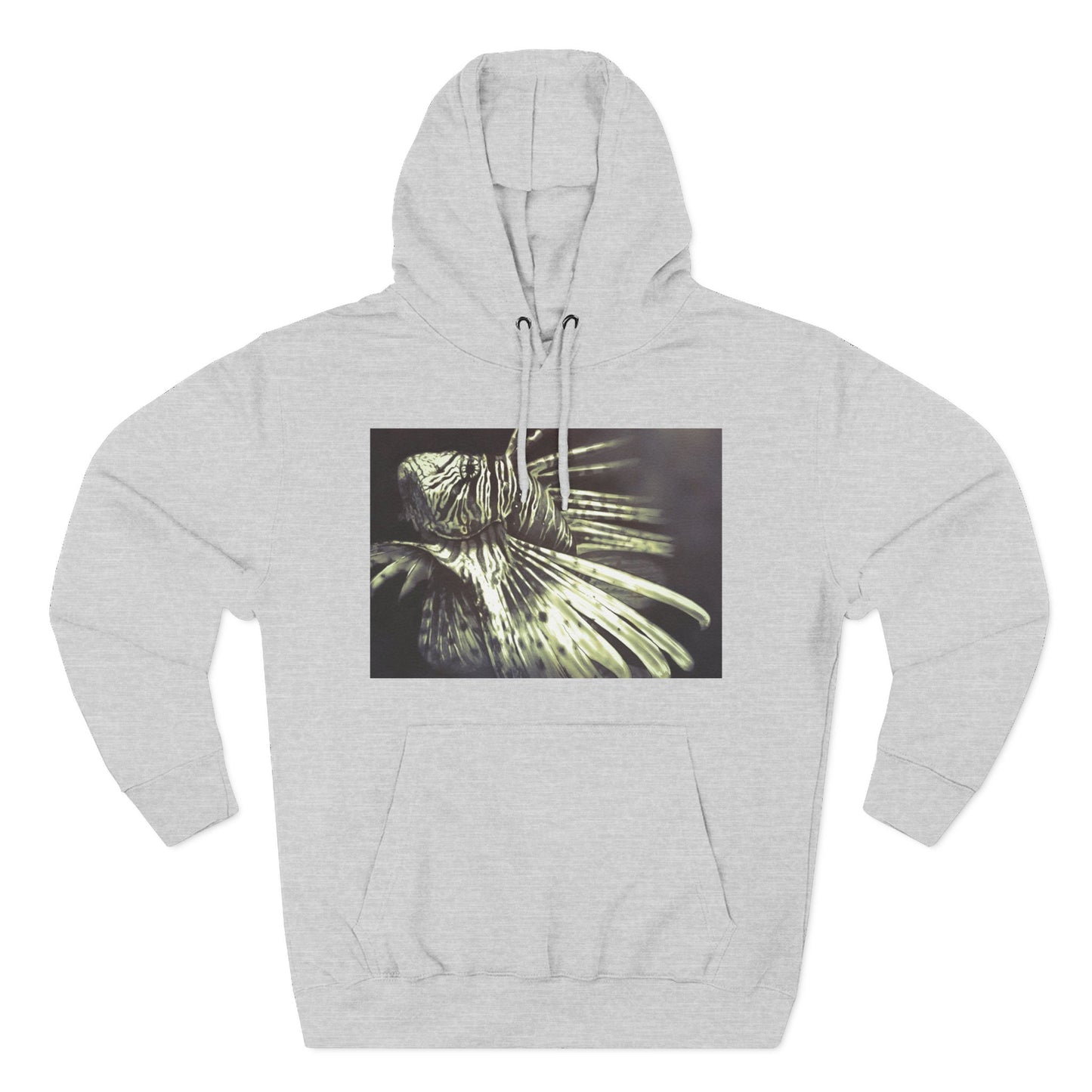 Three-Panel Fleece Hoodie