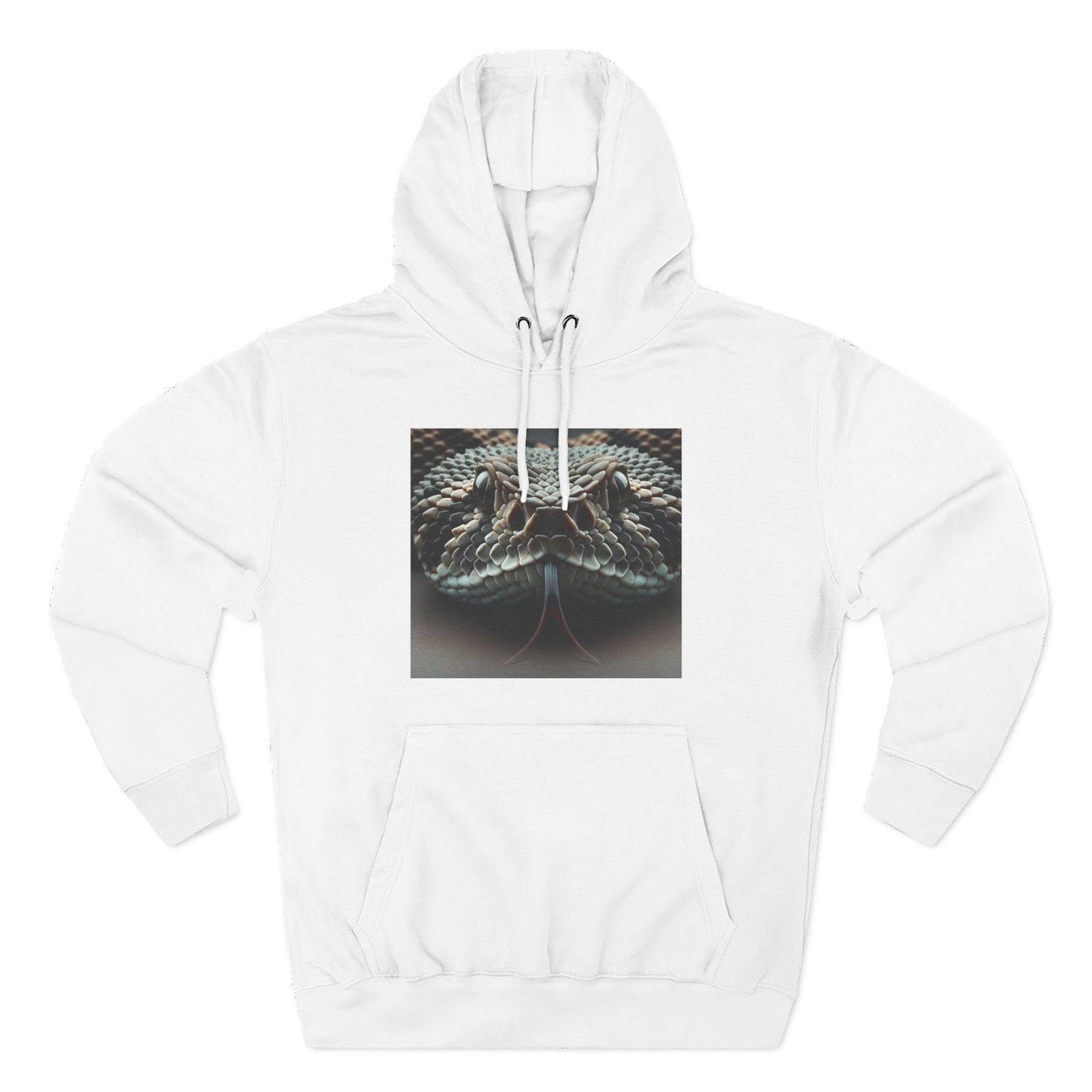 Three-Panel Fleece Hoodie