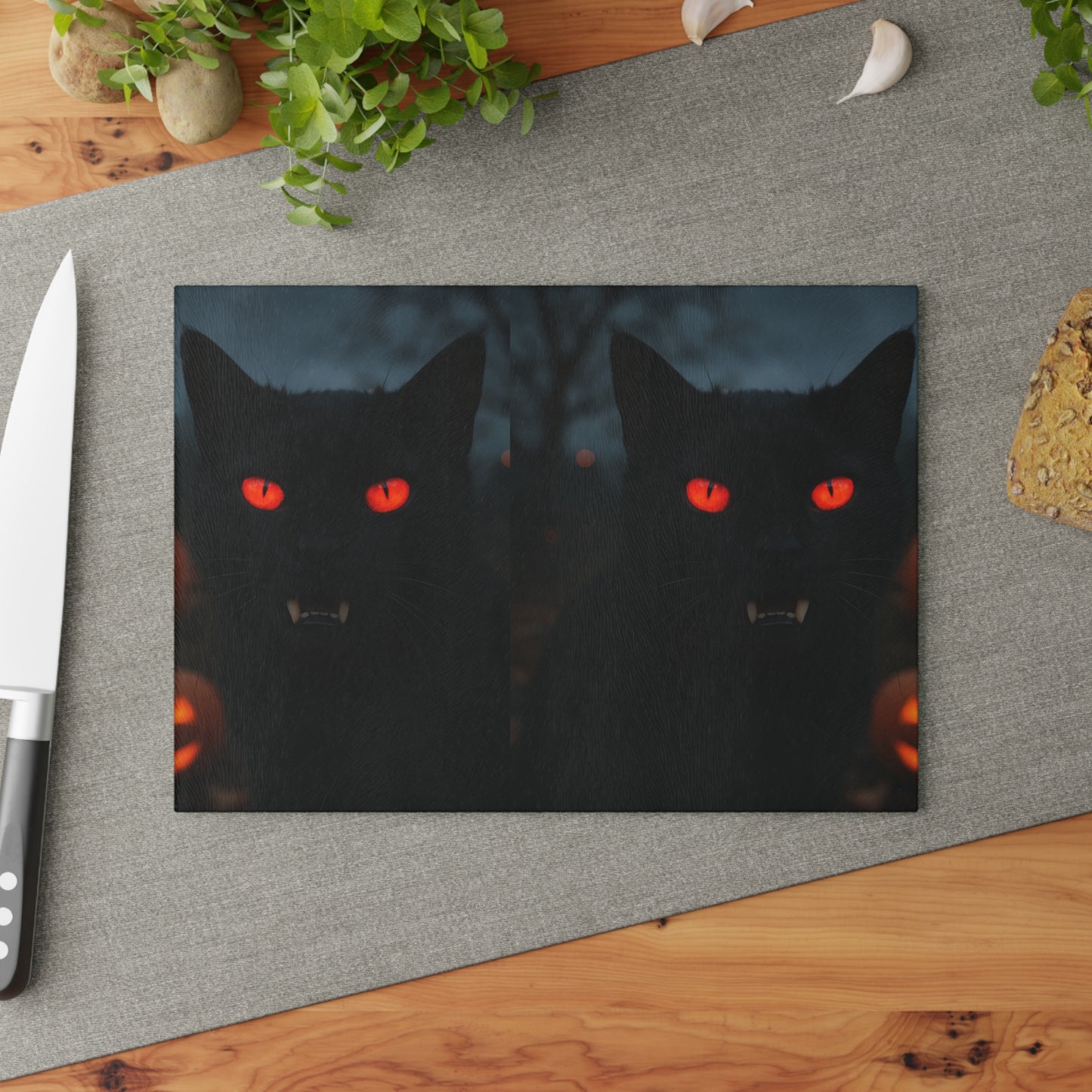 HALLOWEEN Glass Cutting Board