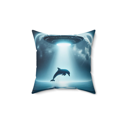 Spun Polyester Square Pillow