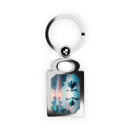 Rectangle Photo Keyring