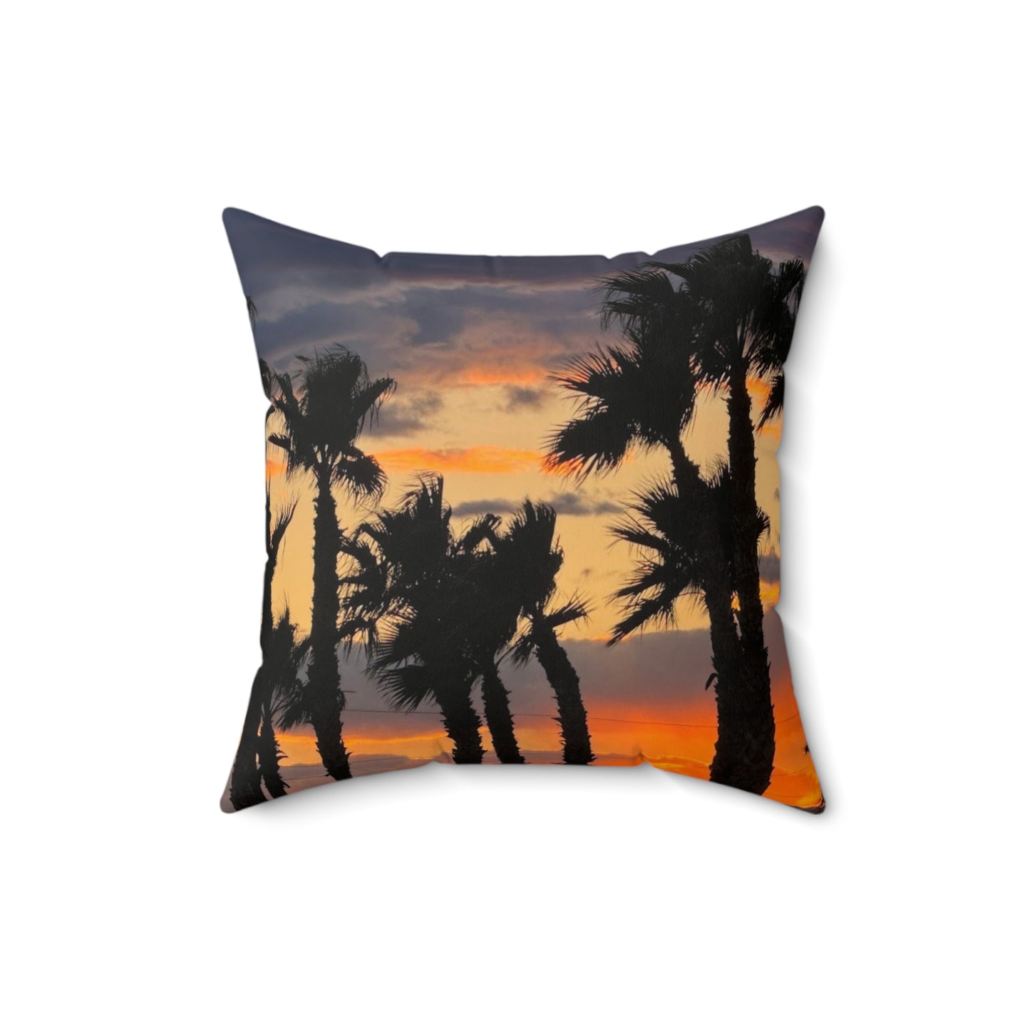 Spun Polyester Square Pillow