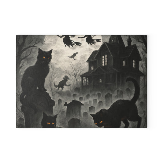 HALLOWEEN Glass Cutting Board