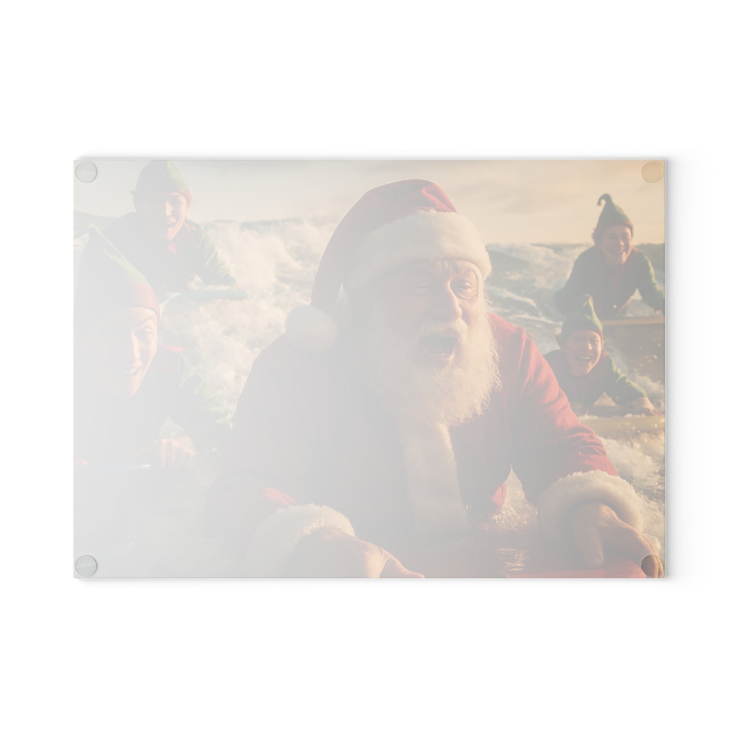 CHRISTMAS Glass Cutting Board