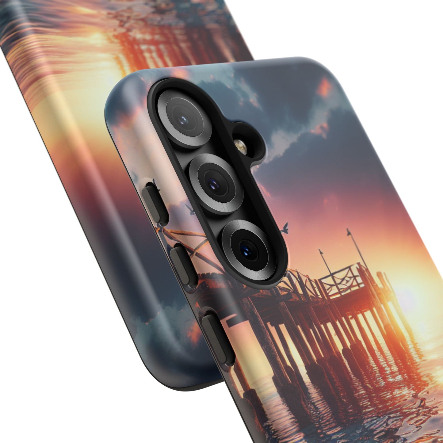 SUNSET on the PIER  phone case