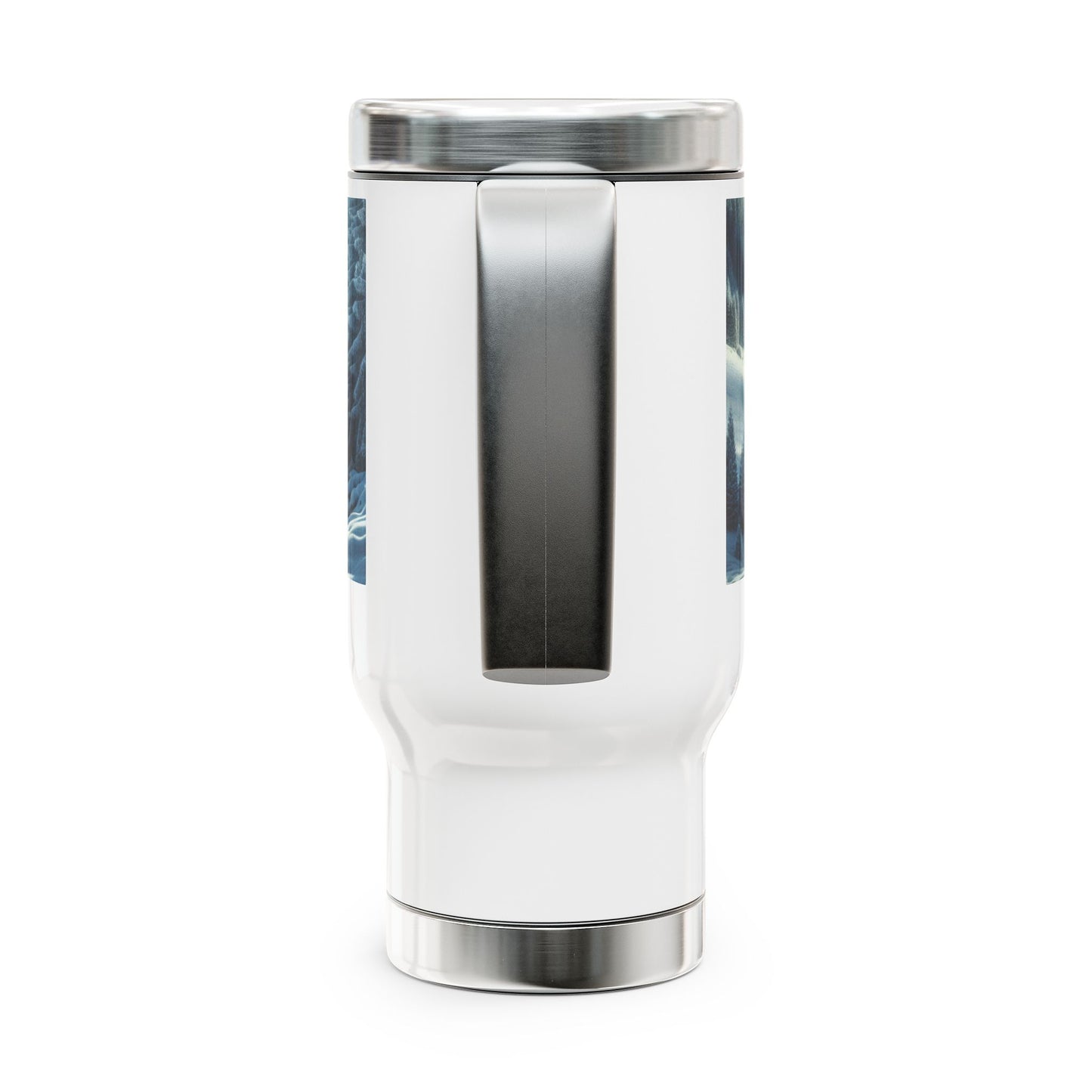 Stainless Steel Travel Mug with Handle, 14oz