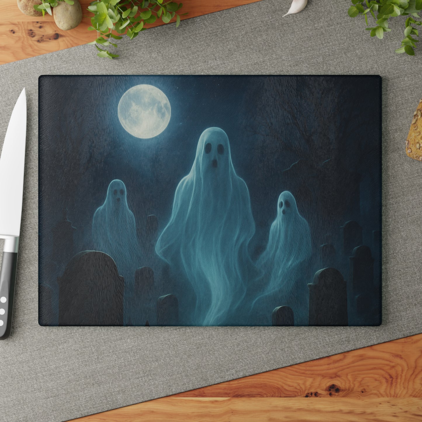 HALLOWEEN Glass Cutting Board