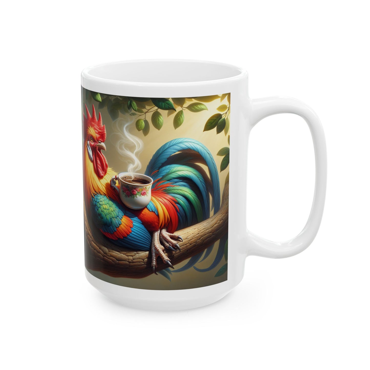 rooster just chilling