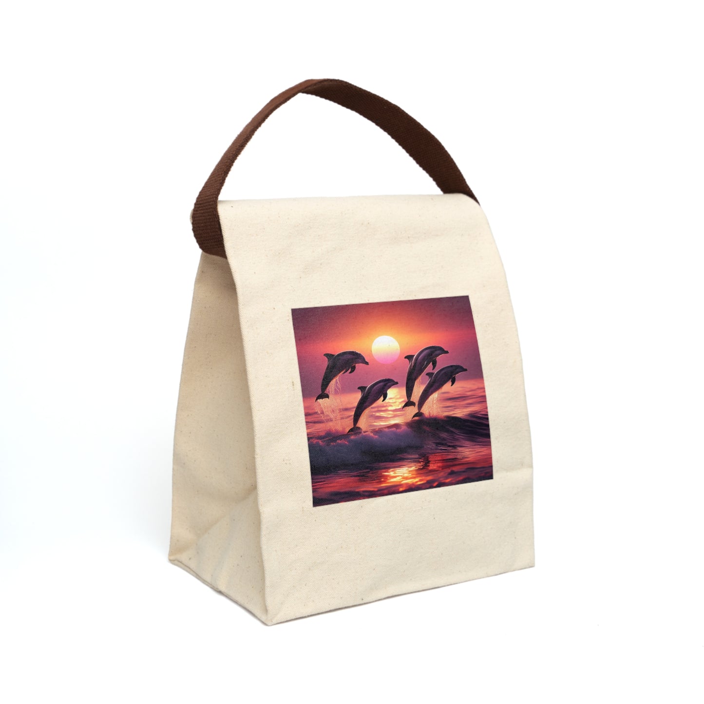 Canvas Lunch Bag With Strap
