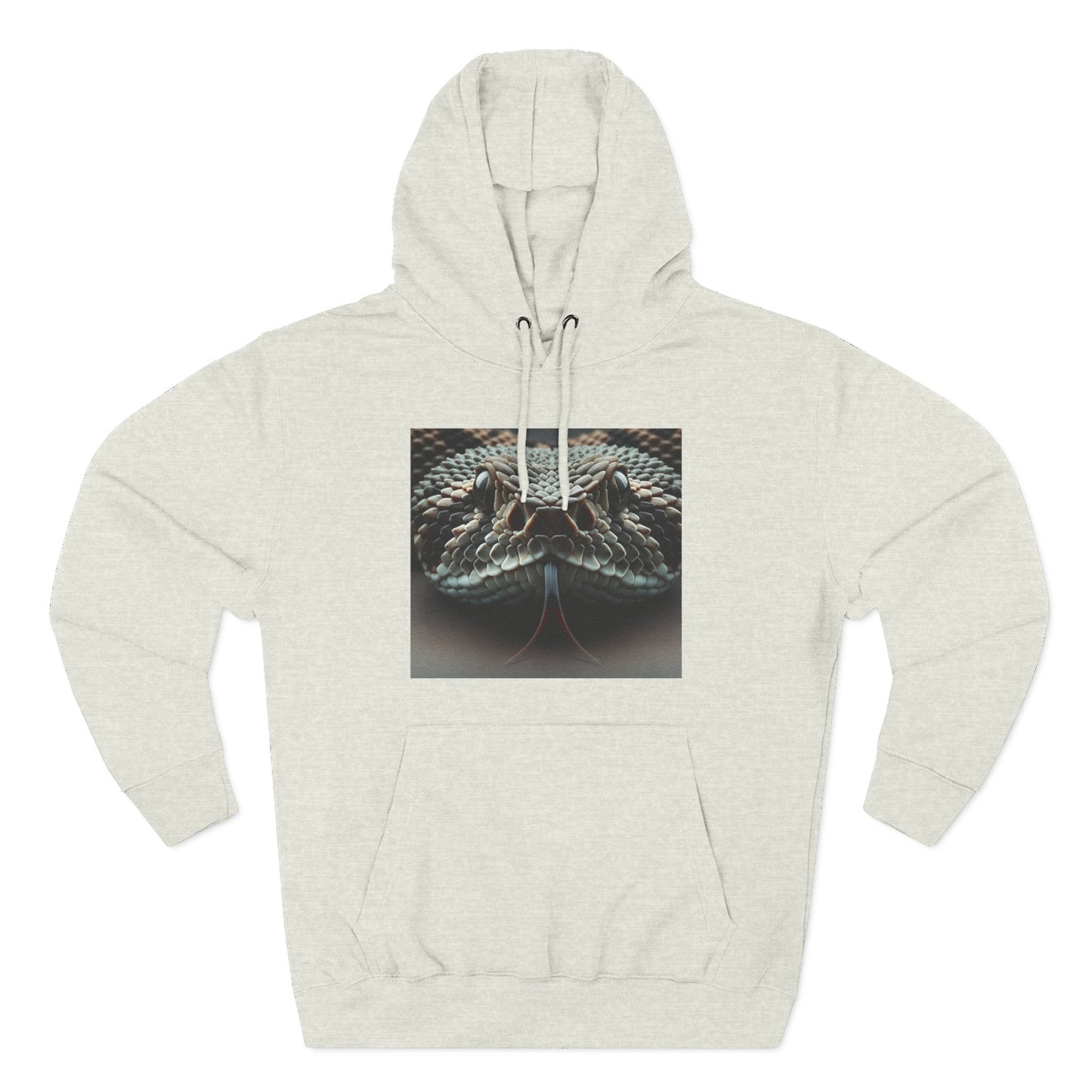 Three-Panel Fleece Hoodie