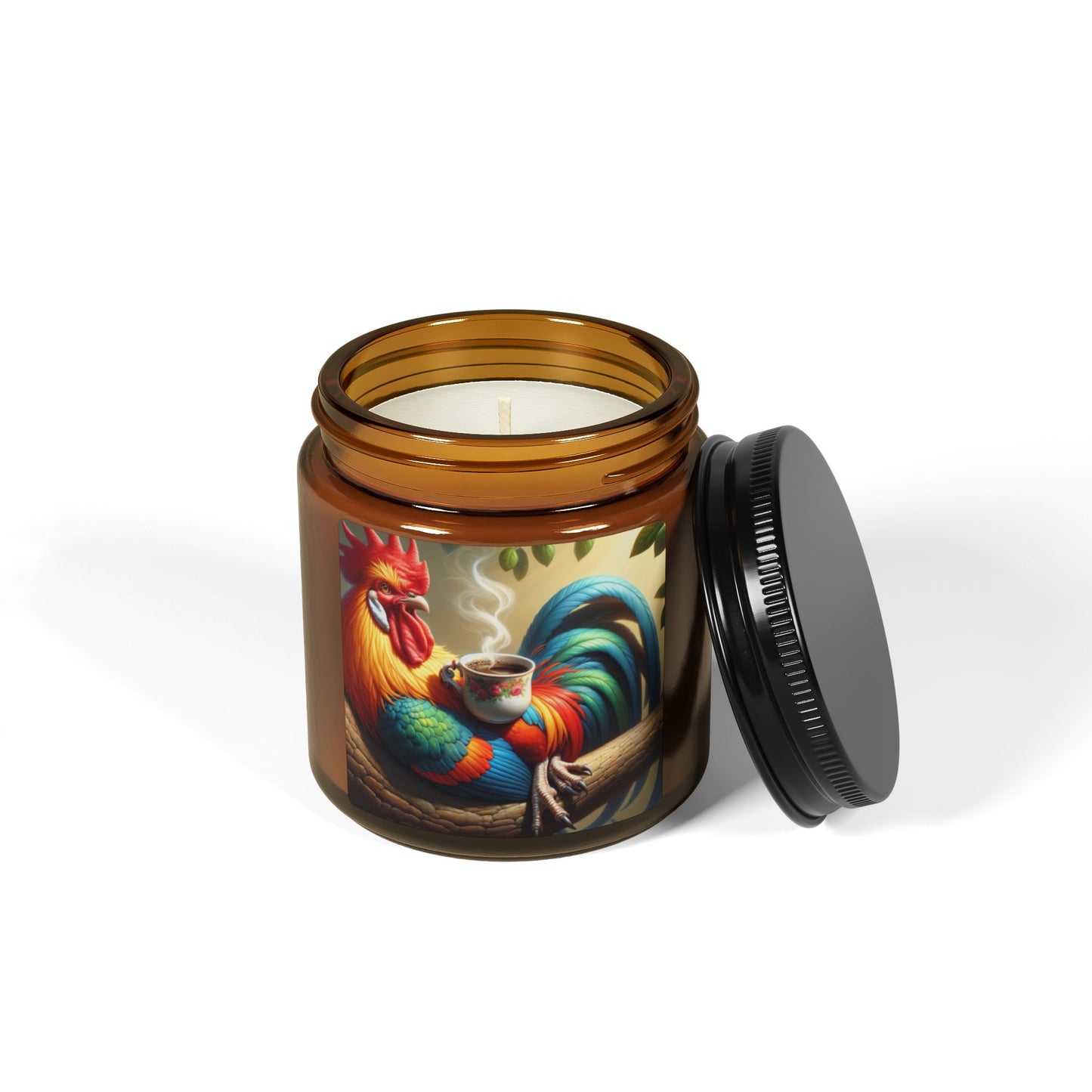 rooster candle
