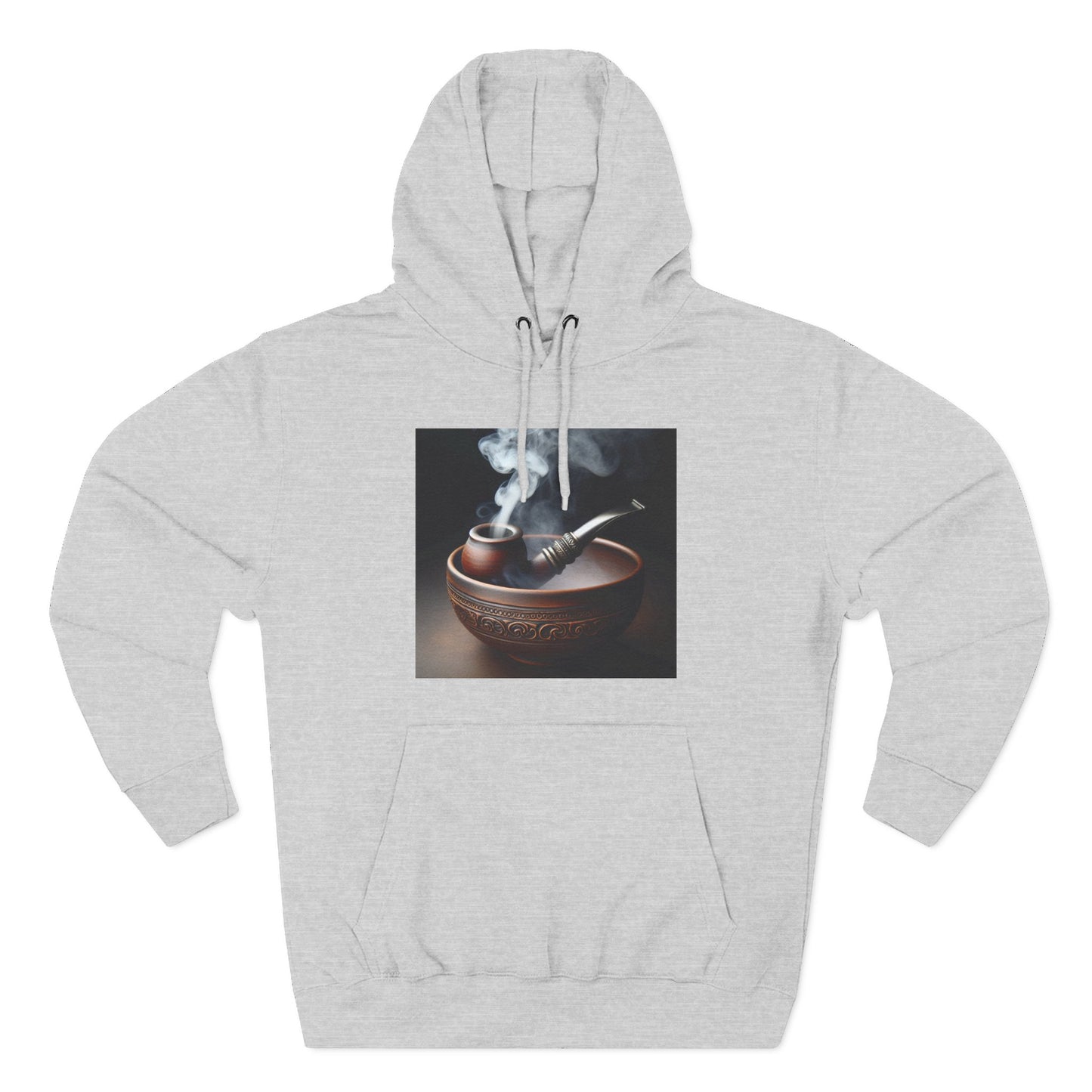 Three-Panel Fleece Hoodie