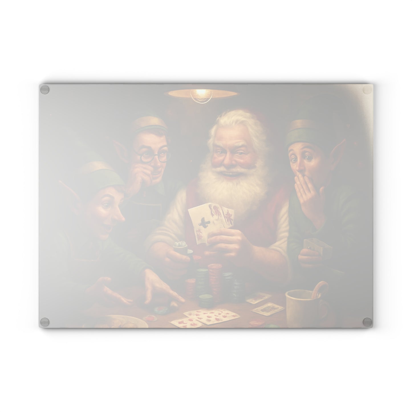 CHRISTMAS Glass Cutting Board