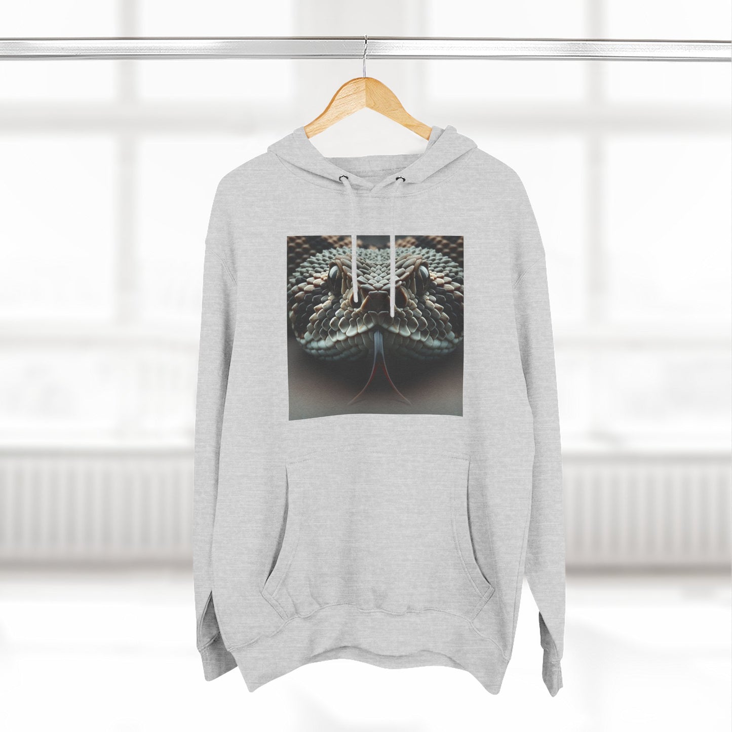Three-Panel Fleece Hoodie