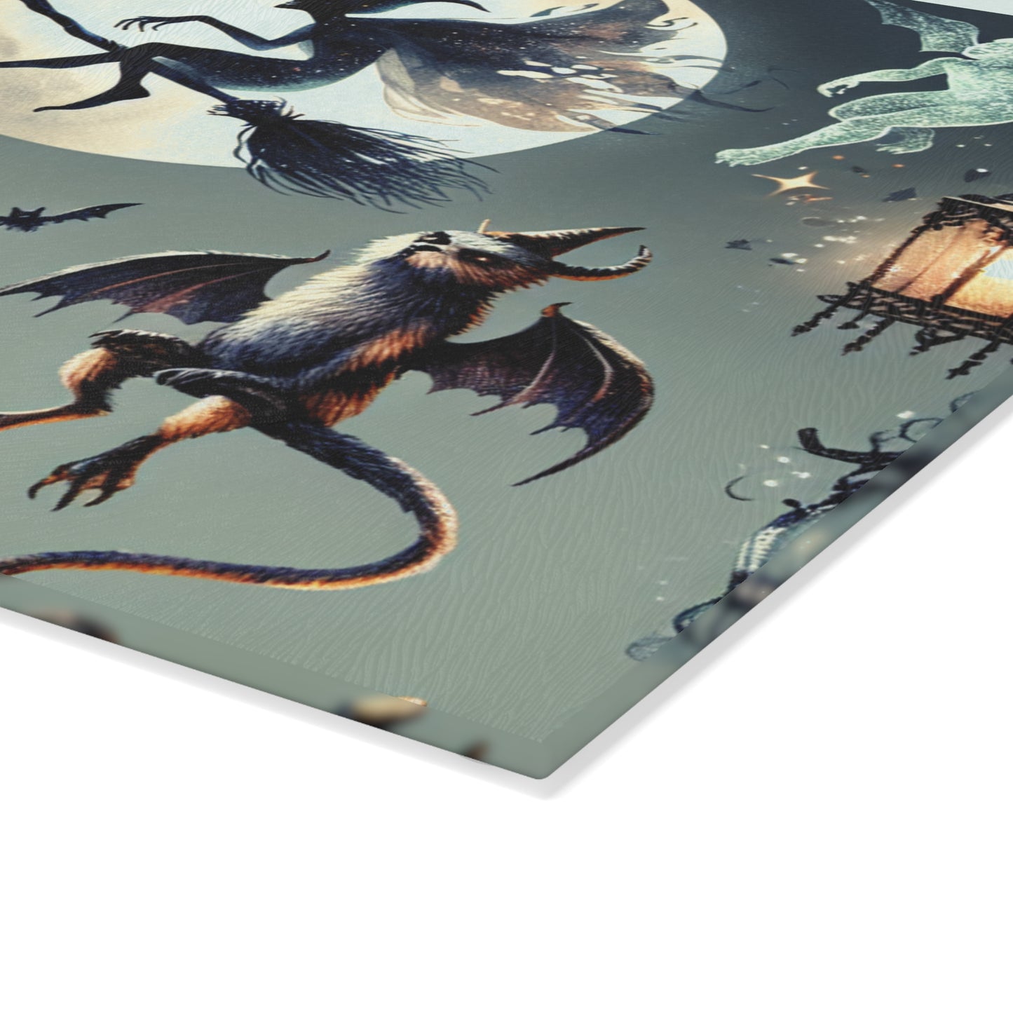 HALLOWEEN Glass Cutting Board