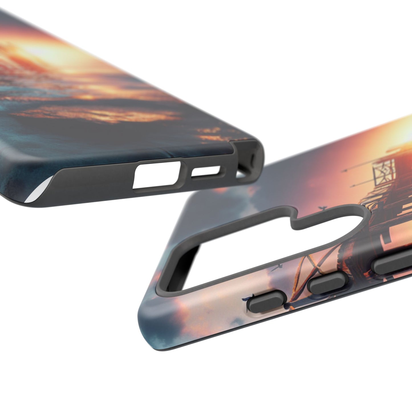 SUNSET on the PIER  phone case