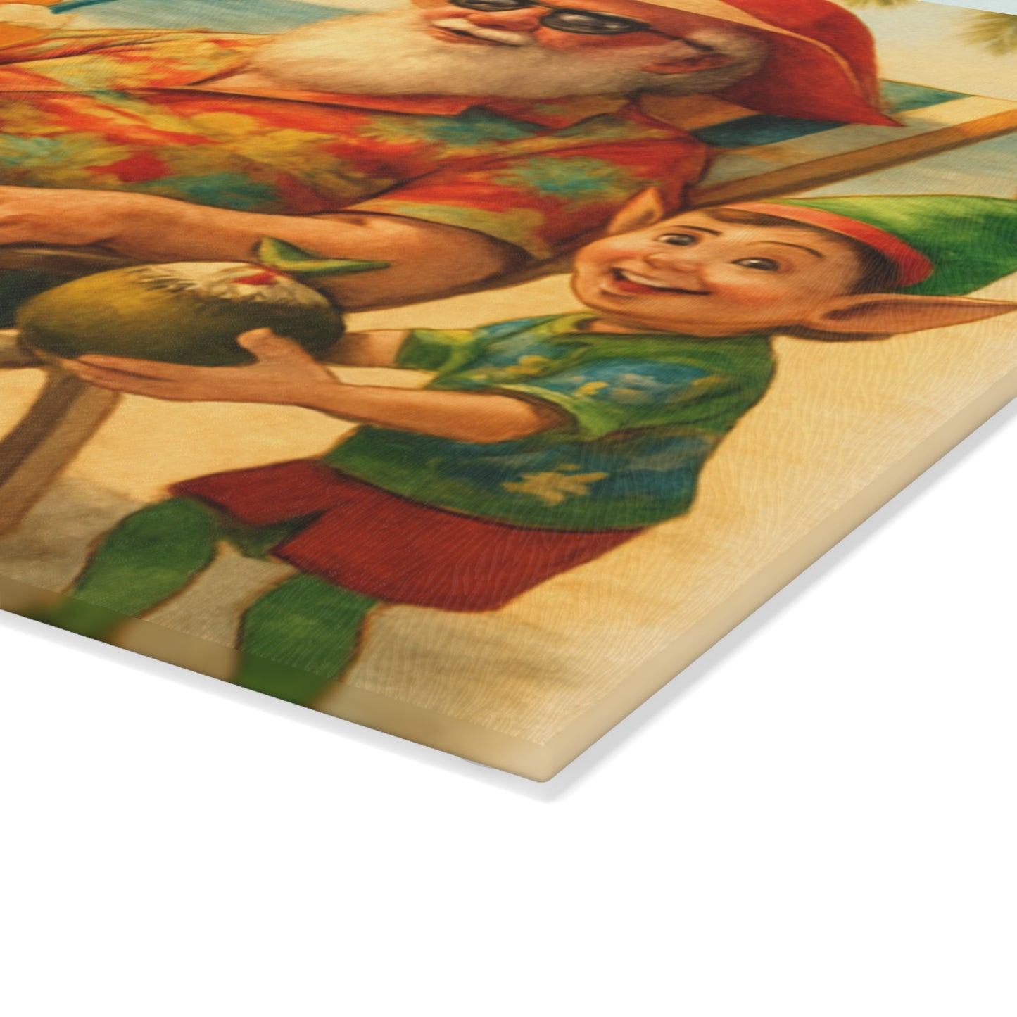 CHRISTMAS Glass Cutting Board