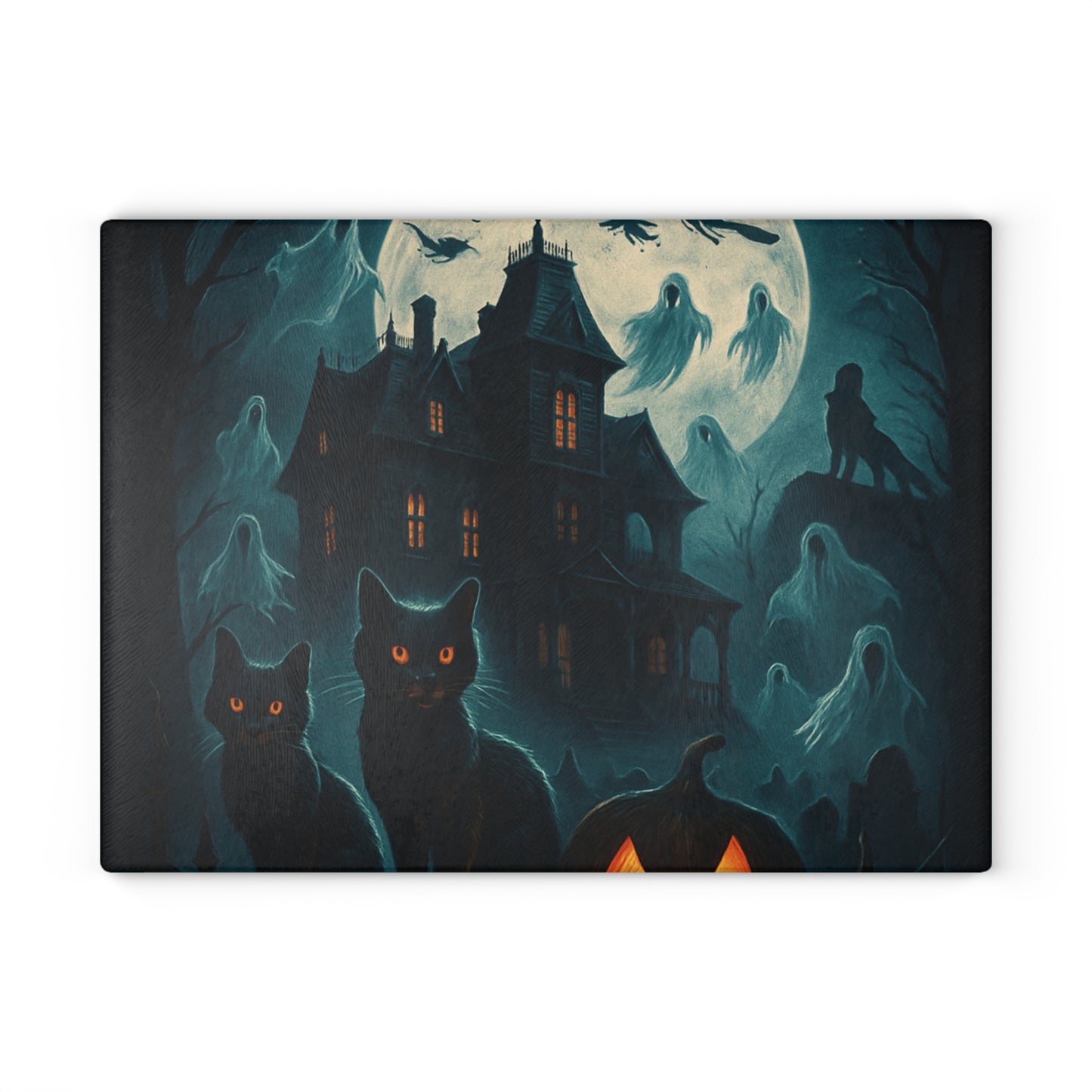 HALLOWEEN Glass Cutting Board