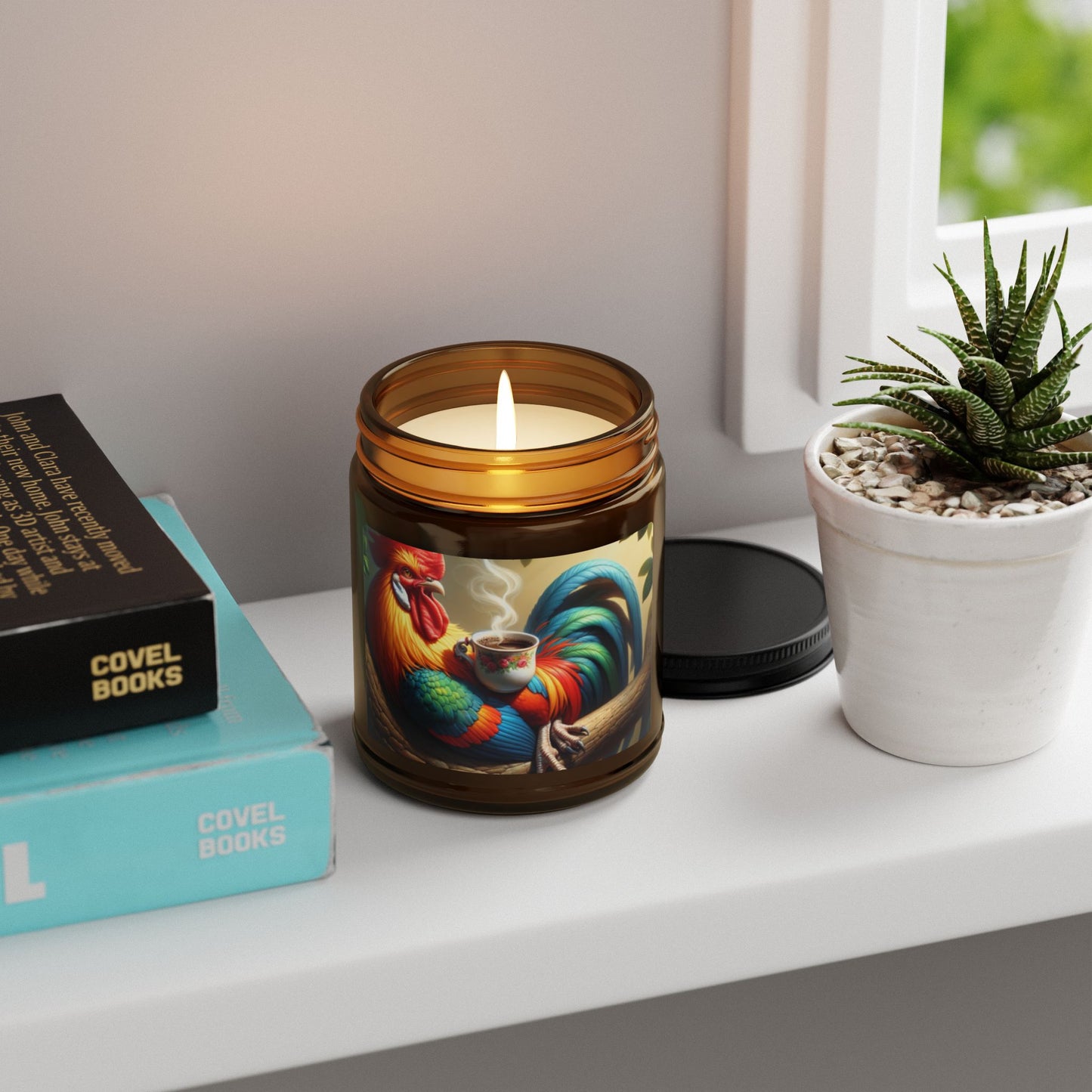 rooster candle