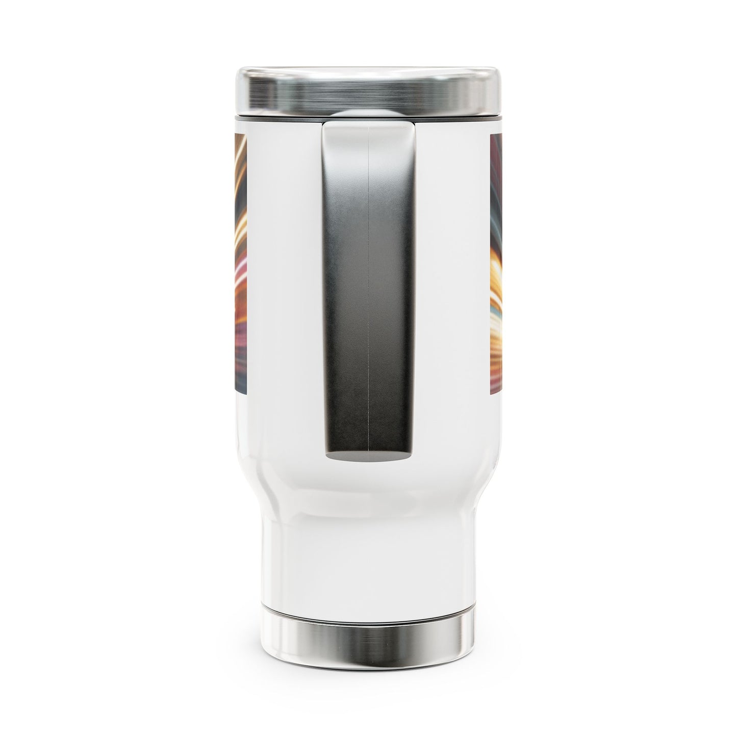 Stainless Steel Travel Mug with Handle, 14oz