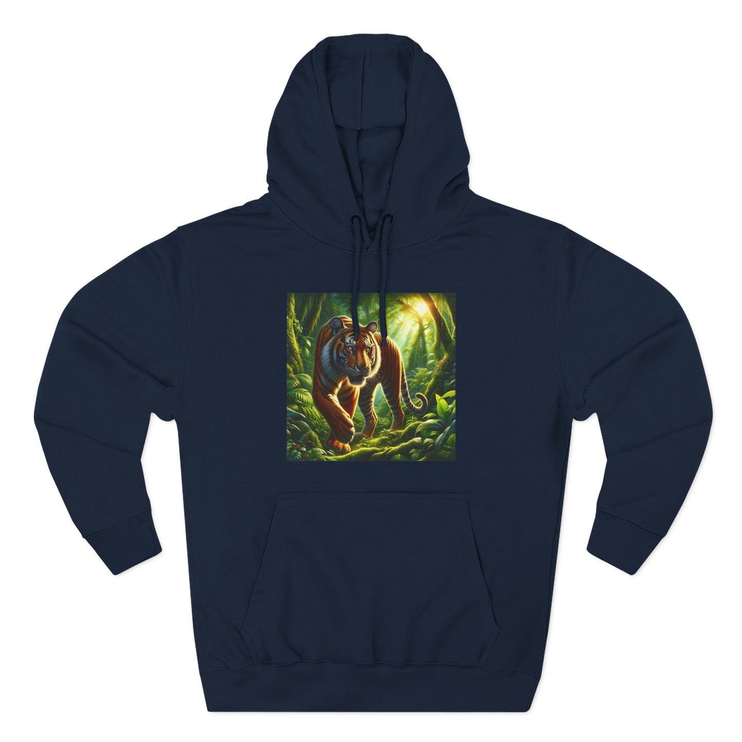 Three-Panel Fleece Hoodie