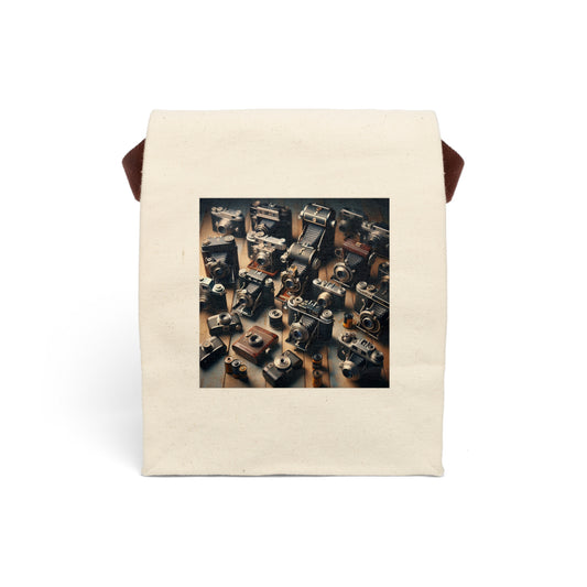 Canvas Lunch Bag With Strap