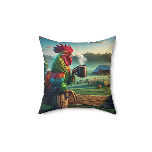 Spun Polyester Square Pillow