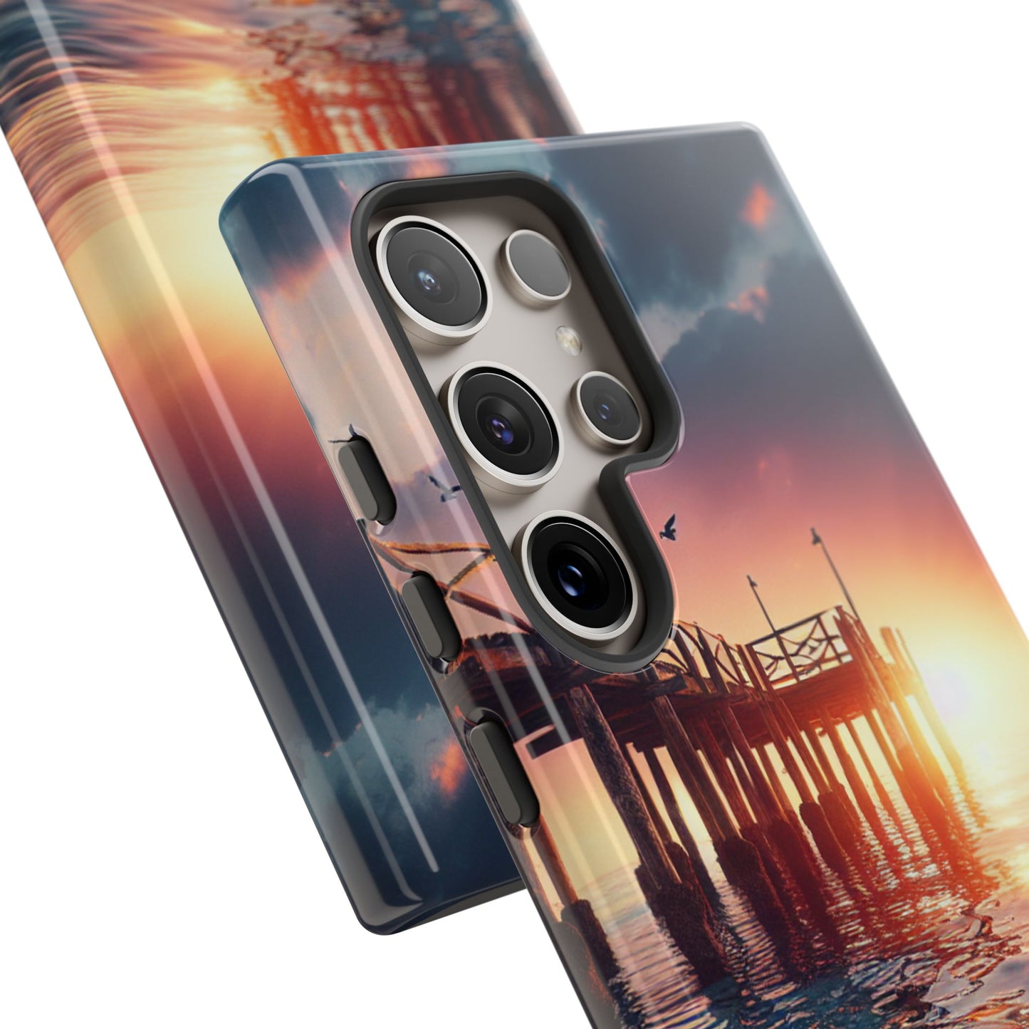 SUNSET on the PIER  phone case