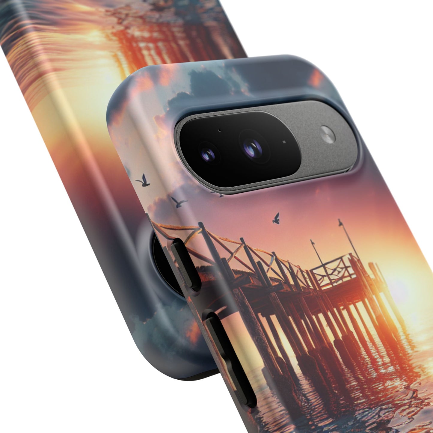 SUNSET on the PIER  phone case