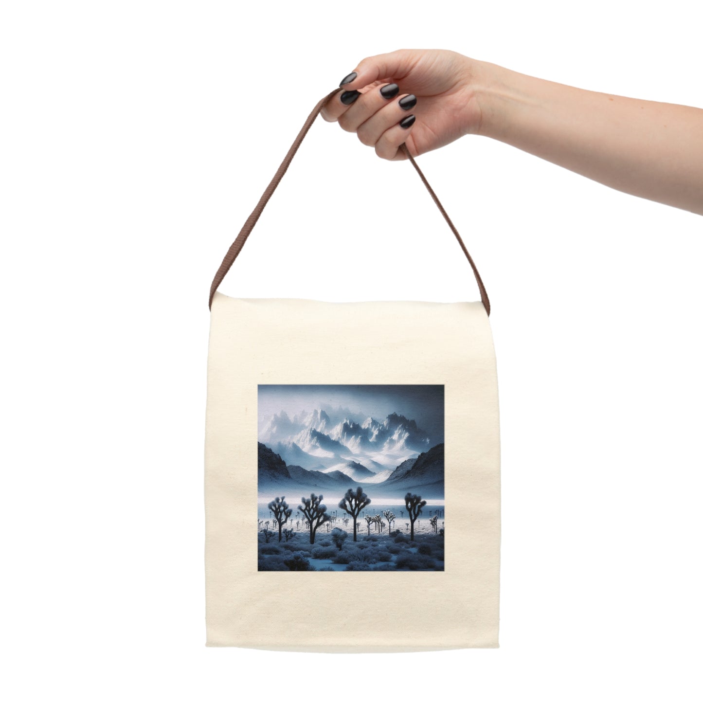 Canvas Lunch Bag With Strap