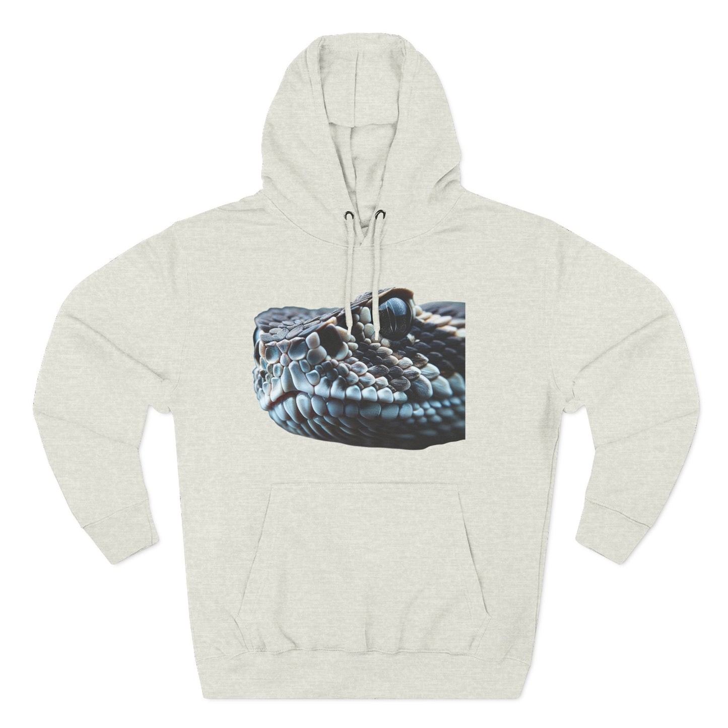 Three-Panel Fleece Hoodie