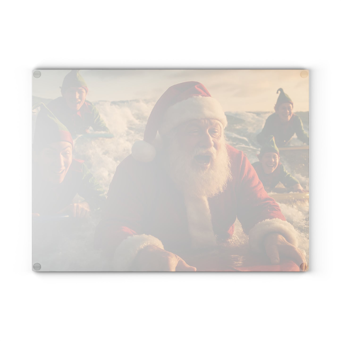 CHRISTMAS Glass Cutting Board