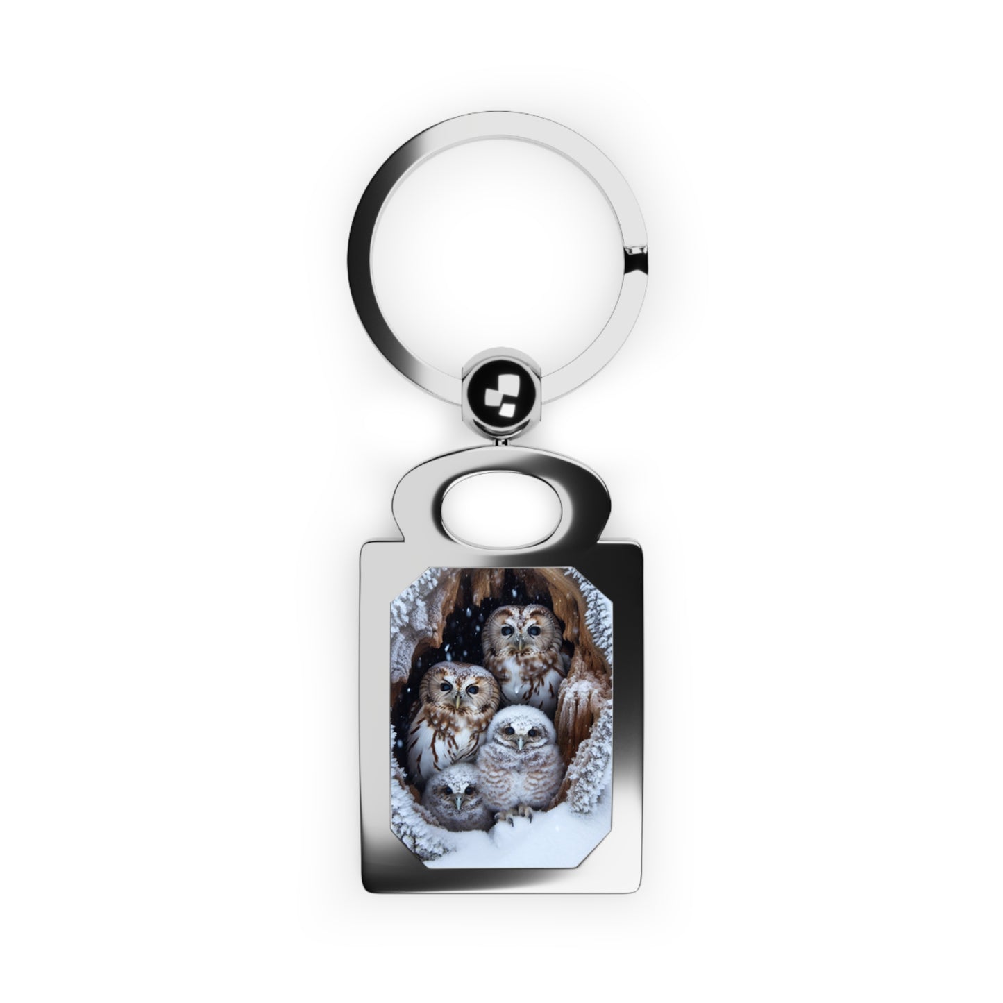 Rectangle Photo Keyring