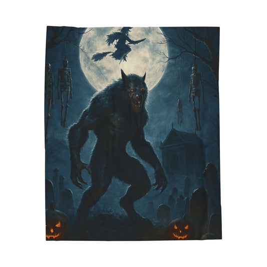 HALLOWEEN Velveteen Plush Blanket