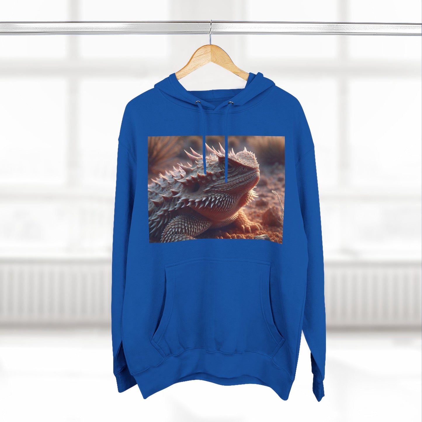 Three-Panel Fleece Hoodie