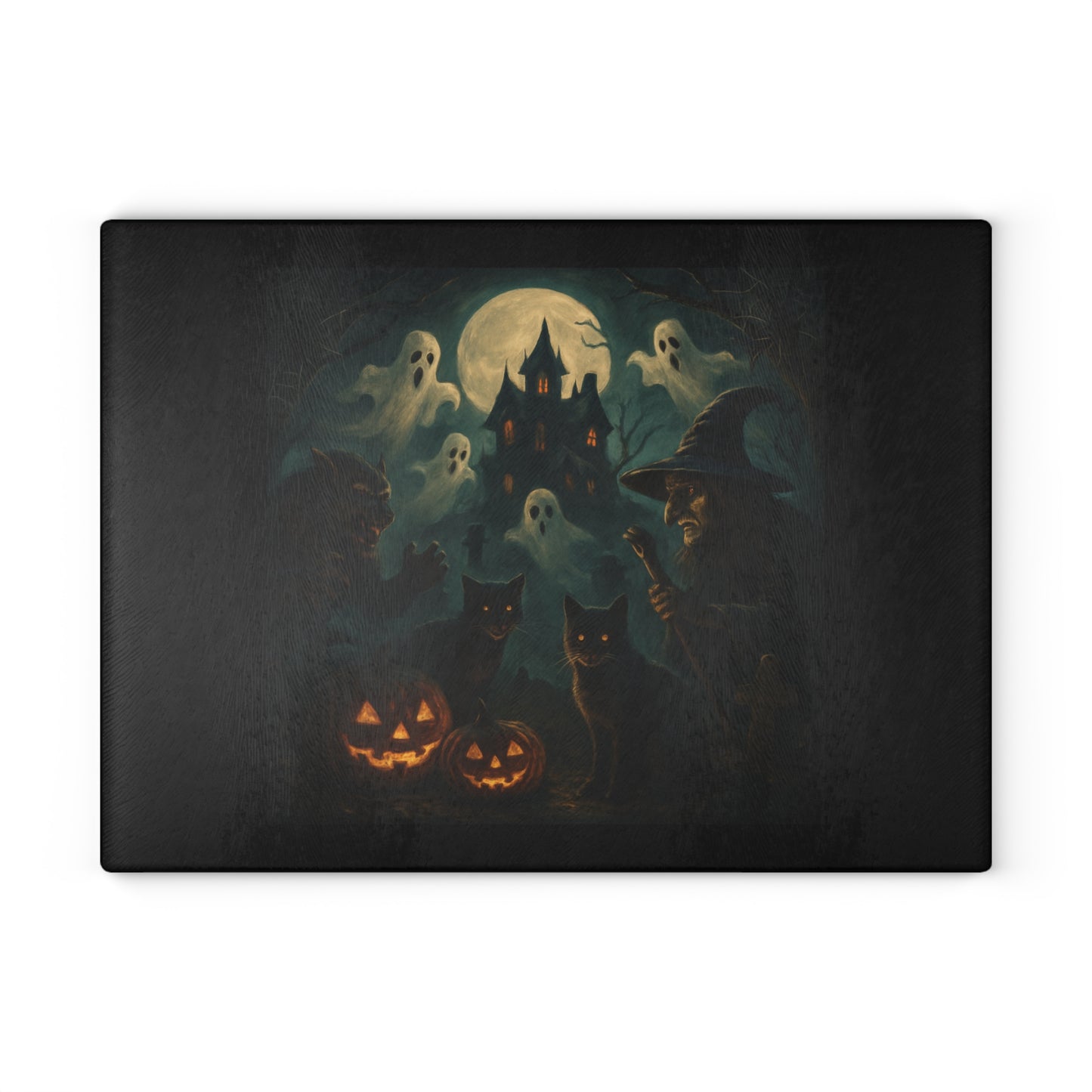 HALLOWEEN Glass Cutting Board