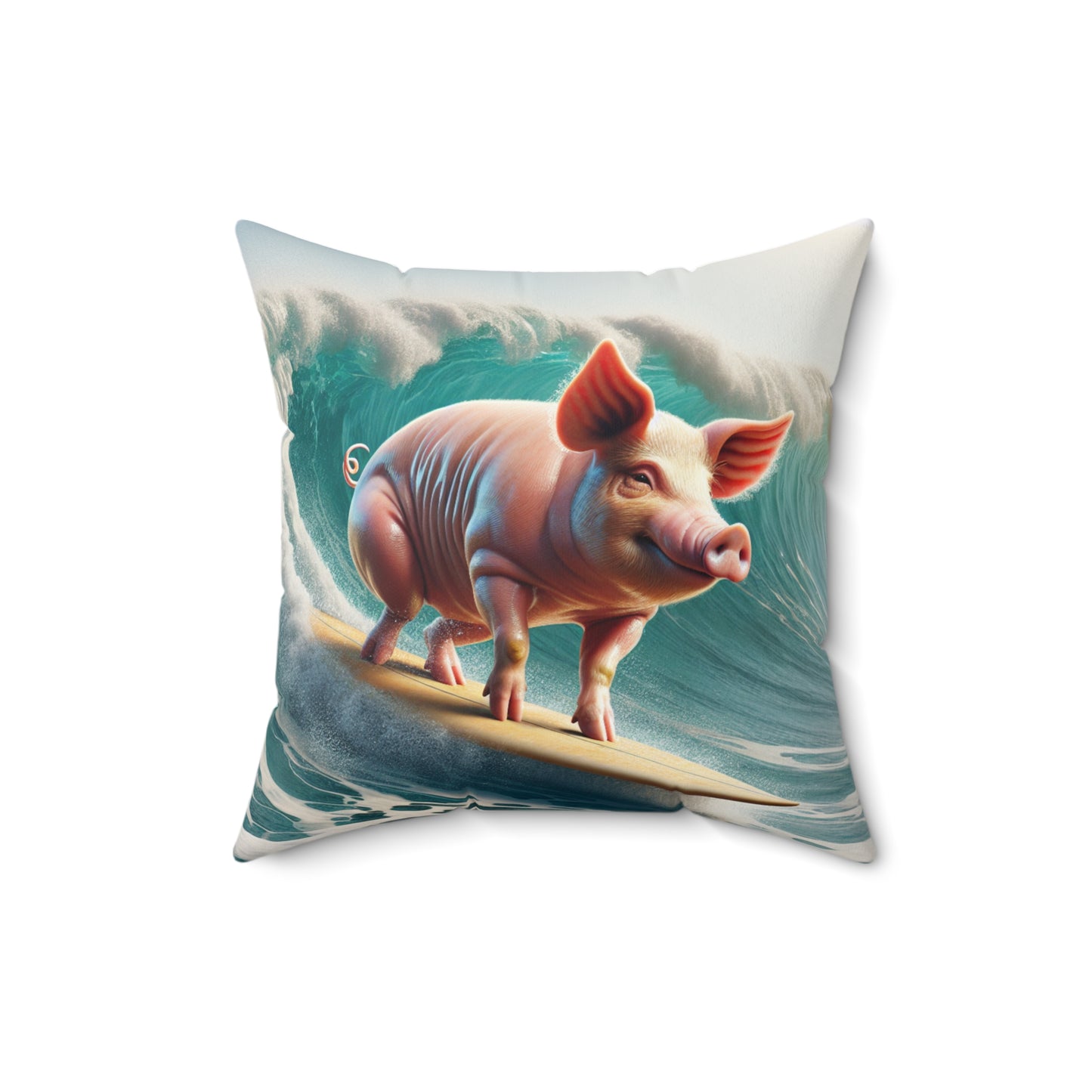 Spun Polyester Square Pillow